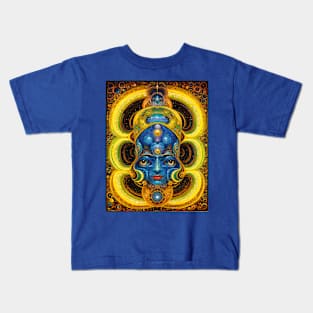 Dosed in the Machine (15.1) - Trippy Psychedelic Sci Fi Kids T-Shirt